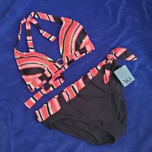 Halter Top Bikini Size Large NWT